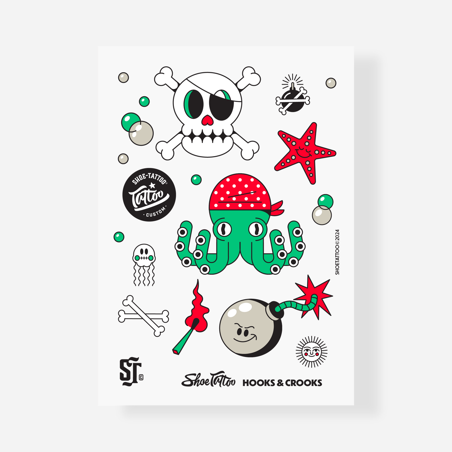 GREEN OCTOPUS