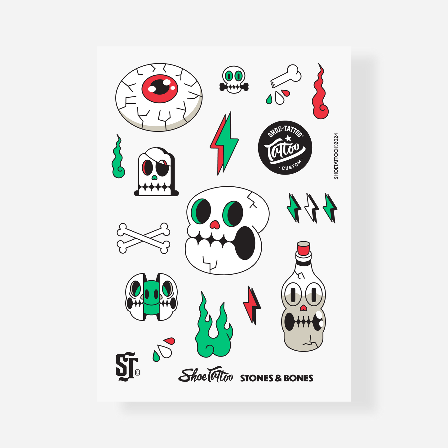 GREEN SKULL