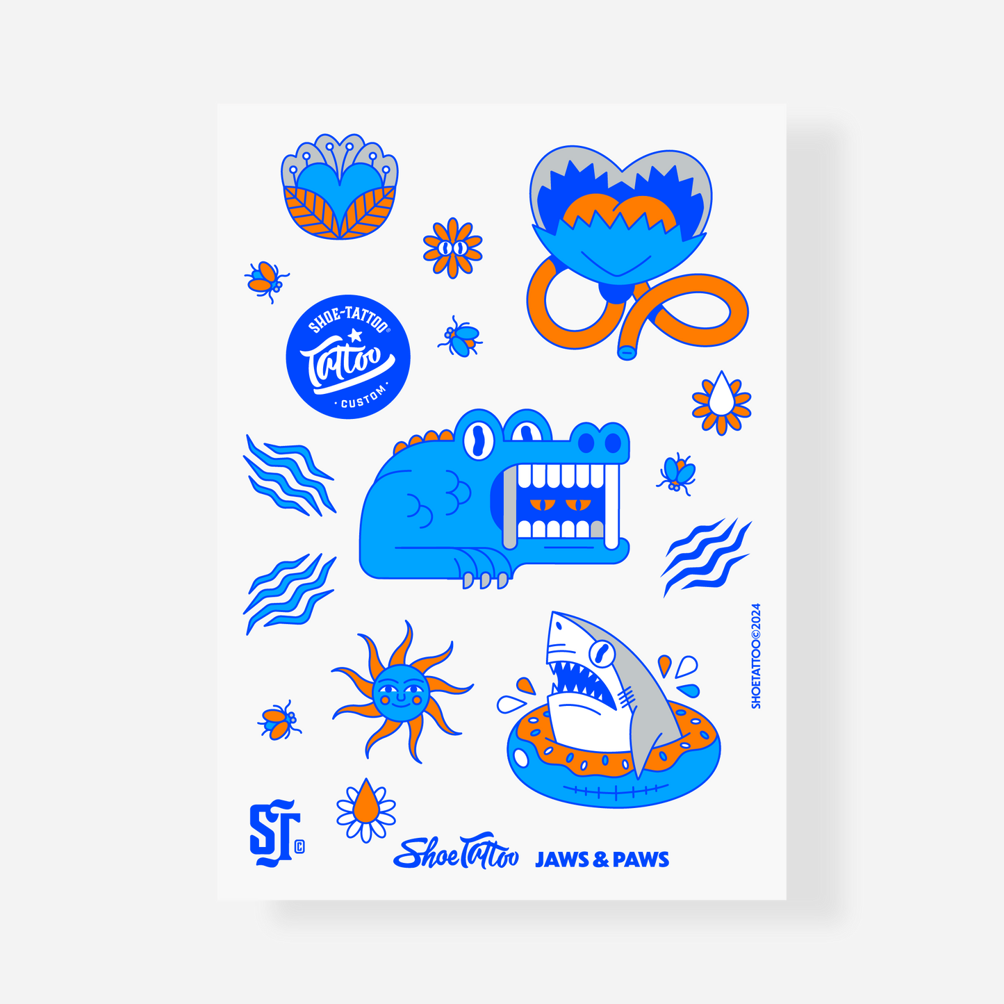 BLUE CROC NEON