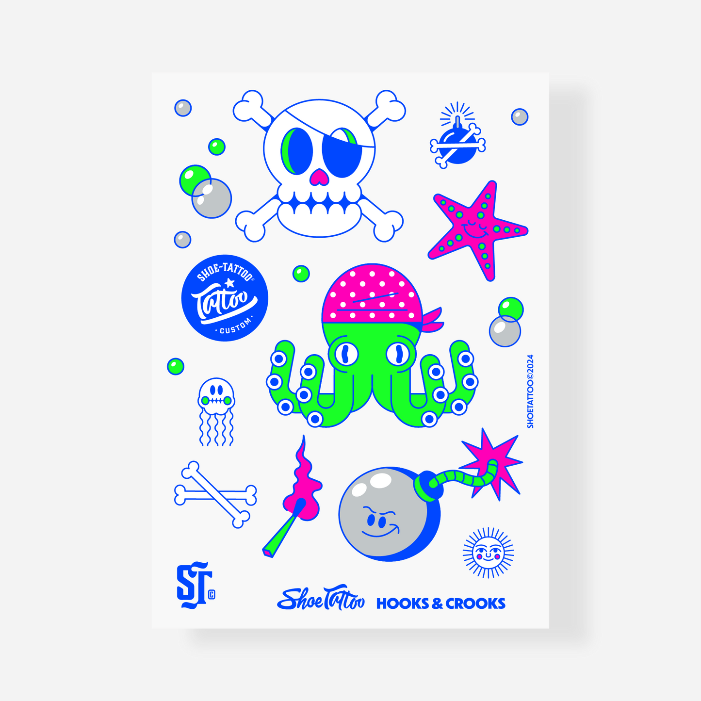 GREEN OCTOPUS NEON